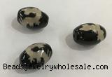 DZI358 10*14mm drum tibetan agate dzi beads wholesale