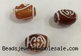 DZI367 10*14mm drum tibetan agate dzi beads wholesale