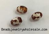 DZI390 10*14mm drum tibetan agate dzi beads wholesale