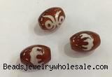 DZI393 10*14mm drum tibetan agate dzi beads wholesale