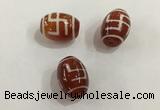 DZI399 10*14mm drum tibetan agate dzi beads wholesale