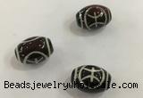 DZI405 10*14mm drum tibetan agate dzi beads wholesale