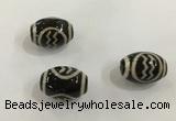 DZI413 10*14mm drum tibetan agate dzi beads wholesale