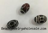 DZI415 10*14mm drum tibetan agate dzi beads wholesale