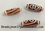 DZI423 10*28mm drum tibetan agate dzi beads wholesale