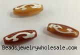 DZI425 10*28mm drum tibetan agate dzi beads wholesale