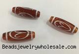 DZI431 10*30mm drum tibetan agate dzi beads wholesale