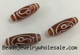 DZI440 10*30mm drum tibetan agate dzi beads wholesale