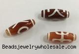 DZI447 10*30mm drum tibetan agate dzi beads wholesale