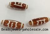 DZI448 10*30mm drum tibetan agate dzi beads wholesale