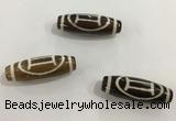 DZI455 10*30mm drum tibetan agate dzi beads wholesale