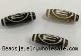 DZI456 10*30mm drum tibetan agate dzi beads wholesale