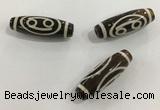 DZI457 10*30mm drum tibetan agate dzi beads wholesale