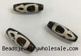 DZI478 10*30mm drum tibetan agate dzi beads wholesale