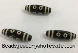 DZI485 10*30mm drum tibetan agate dzi beads wholesale