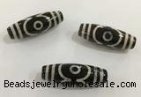 DZI487 10*30mm drum tibetan agate dzi beads wholesale