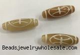 DZI504 10*30mm drum tibetan agate dzi beads wholesale