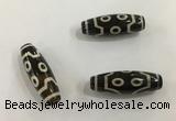 DZI507 10*30mm drum tibetan agate dzi beads wholesale