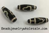 DZI510 10*30mm drum tibetan agate dzi beads wholesale