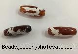 DZI523 10*30mm drum tibetan agate dzi beads wholesale