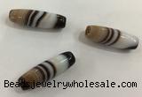 DZI529 10*28mm drum tibetan agate dzi beads wholesale