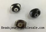 DZI537 12*16mm drum tibetan agate dzi beads wholesale