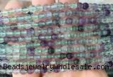 FLBS06 15 inches 4mm round fluorite gemstone beads wholesale