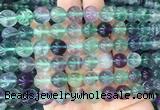 FLBS09 15 inches 10mm round fluorite gemstone beads wholesale