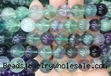 FLBS10 15 inches 12mm round fluorite gemstone beads wholesale