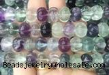 FLBS42 15 inches 9*12mm carved pumpkin fluorite beads wholesale FLBS42 15 inches 9*12mm carved pumpkin fluorite beads wholesale