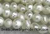 FWP11 14.5 inches 2.8mm potato white freshwater pearl strands