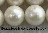 FWP117 15 inches 10mm - 11mm potato white freshwater pearl strands