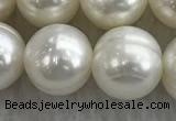 FWP129 15 inches 10mm - 11mm potato white freshwater pearl strands