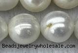 FWP131 15 inches 12mm - 13mm potato white freshwater pearl strands