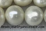 FWP132 15 inches 12mm - 13mm potato white freshwater pearl strands