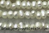 FWP14 14.5 inches 1.8mm potato white freshwater pearl strands