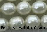 FWP178 15 inches 6mm - 7mm rice white freshwater pearl strands