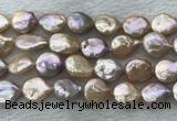 FWP391 15 inches 14mm - 15mm coin freshwater pearl beads