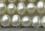 FWP41 14.5 inches 4mm - 5mm potato white freshwater pearl strands