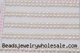 FWP451 half-drilled 3.5-4mm bread freshwater pearl beads