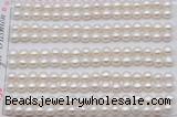 FWP454 half-drilled 5-5.5mm bread freshwater pearl beads