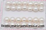 FWP467 half-drilled 11.5-12mm bread freshwater pearl beads