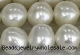 FWP79 15 inches 7mm - 8mm potato white freshwater pearl strands