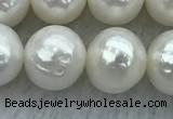 FWP86 15 inches 8mm - 9mm potato white freshwater pearl strands