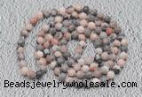 GMN111 Hand-knotted 6mm pink zebra jasper 108 beads mala necklaces