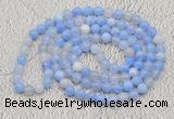 GMN411 Hand-knotted 8mm, 10mm banded agate 108 beads mala necklaces