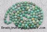 GMN439 Hand-knotted 8mm, 10mm grass agate 108 beads mala necklaces