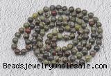 GMN456 Hand-knotted 8mm, 10mm dragon blood jasper 108 beads mala necklaces