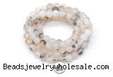 GMN7064 8mm montana agate 108 mala beads wrap bracelet necklaces