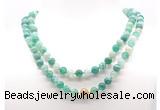 GMN8008 18 - 36 inches 8mm, 10mm green banded agate 54, 108 beads mala necklaces